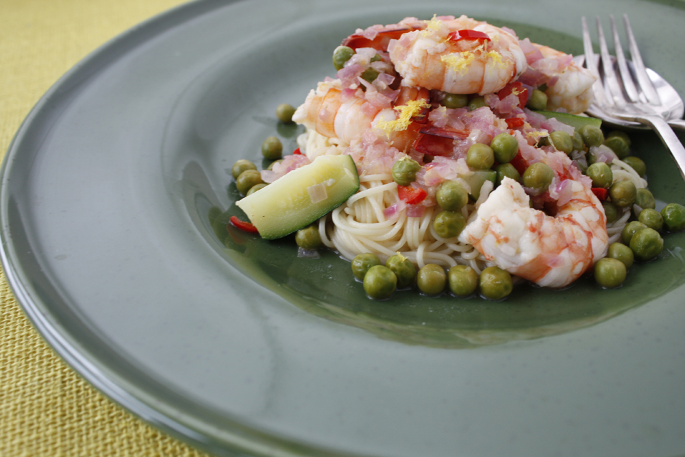 Prawn Pea And Lemon Pasta Gestational Diabetes Recipes 6615